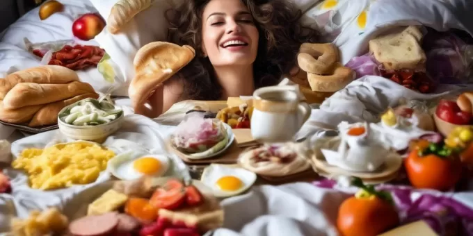 Еда в постели: какую болезнь рискуете заработать