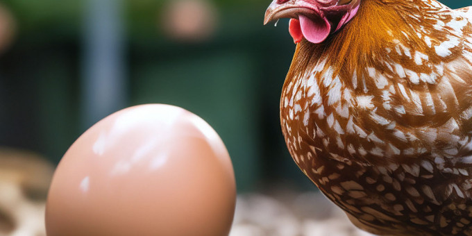 Курица снесла огромное яйцо: внутри оказалось нечто  неожиданное