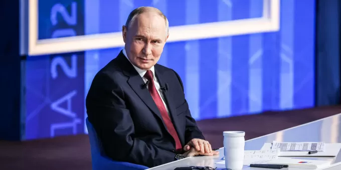 Путин признался, что влюблён